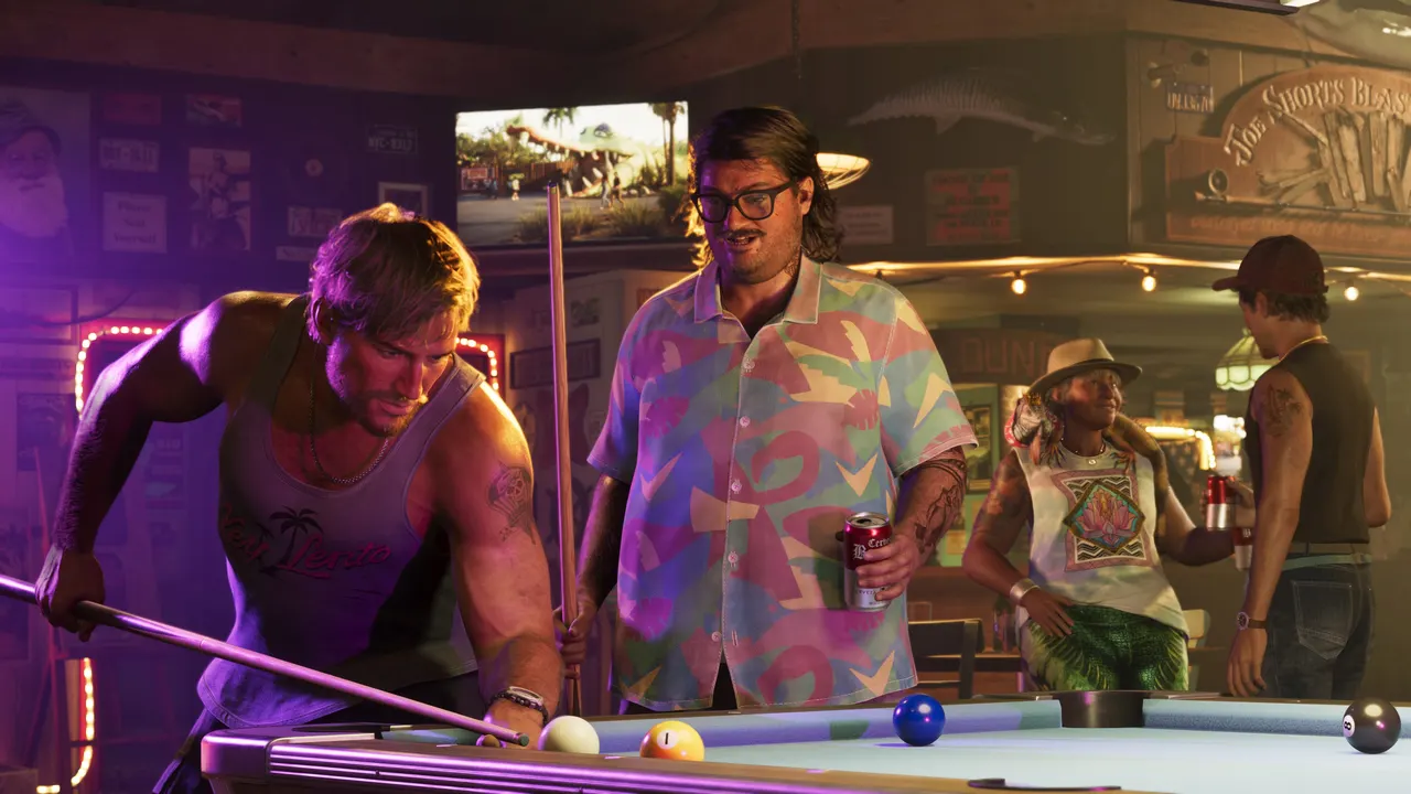 Jason Duval and Cal Hampton in an official GTA VI screenshot