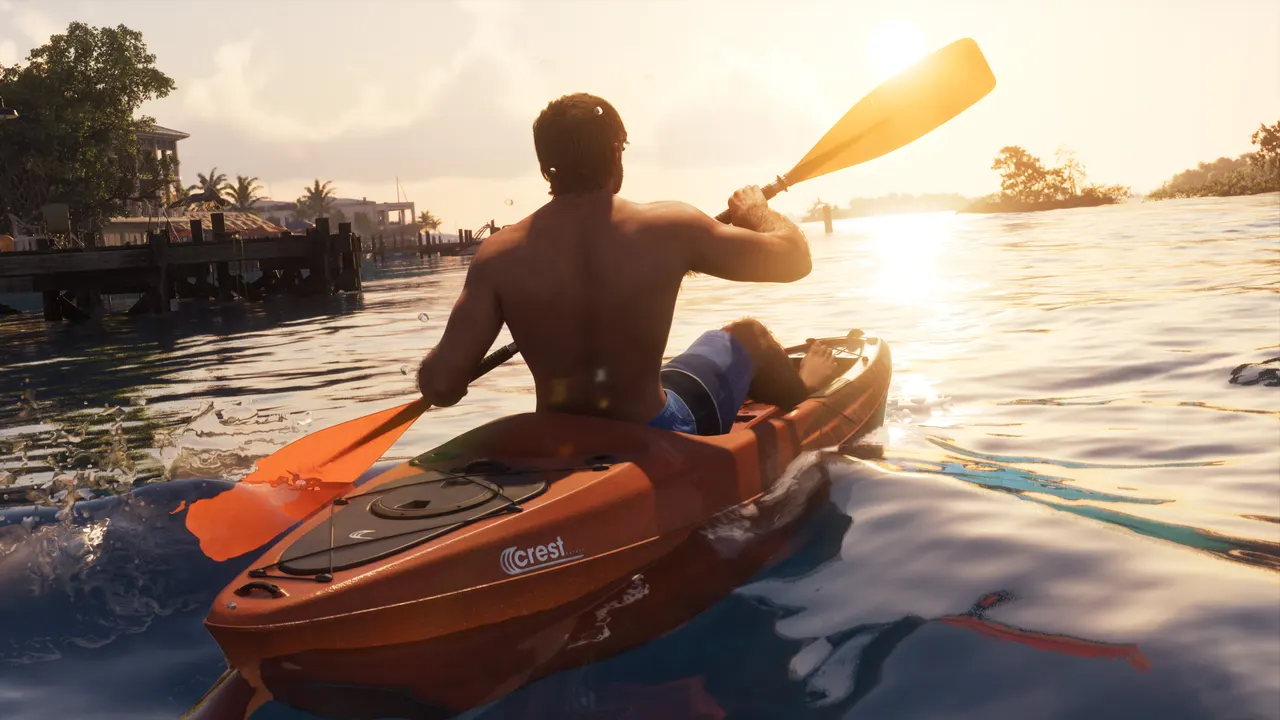 Jason Duval and Crest Kayak in an official GTA VI screenshot