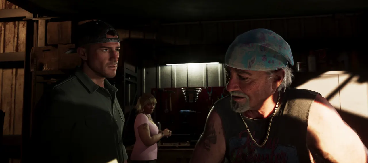 Jason Duval and Brian Heder in a frame from Grand Theft Auto VI Trailer 2